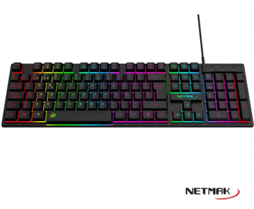 Netmak Nm-X408 Teclado Gamer Retroiluminado Usb