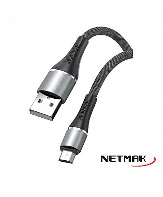 NETMAK NM-117S CABLE USB A MICRO USB 2A 1M STRONG SERIES