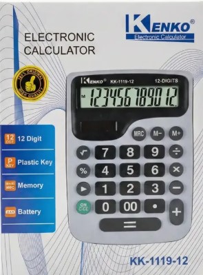 CALCULADORA KENKO 12 DIGITOS E/ CJ ( KK-1119-12 )