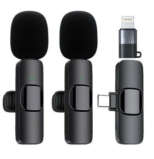 Microfono Clip Inalambrico Doble Adap Tc + Ip – Mods-891 – Stock