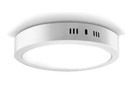 Novoled Nov-Par6C Panel Plafon Led De Aplicar Redondo 6W 3000K Blanco Calido