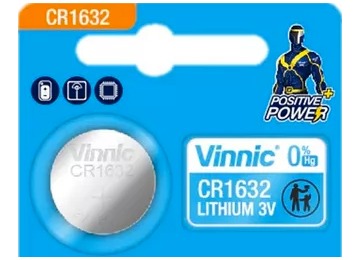 Pila Cr1632 Vinnic 3V X Unidad 1632 