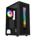 Raptor Gabinete Vortex Tg Mid Tower Rgb Cooler Fan X 1 Led Front