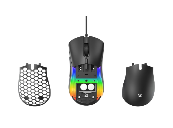 Solarmax Mouse Gamer Rgb Usb Negro Gm06B