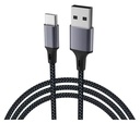 Tecnocel Malla Cable Usb Macho A Tipo C Macho Largo 1 Mt Apto Carga Rapida Qc Reforzado Varios Colores