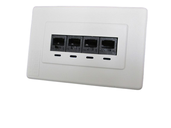 Toma Rj45 Pared X 4 Nxtorf 4B-03