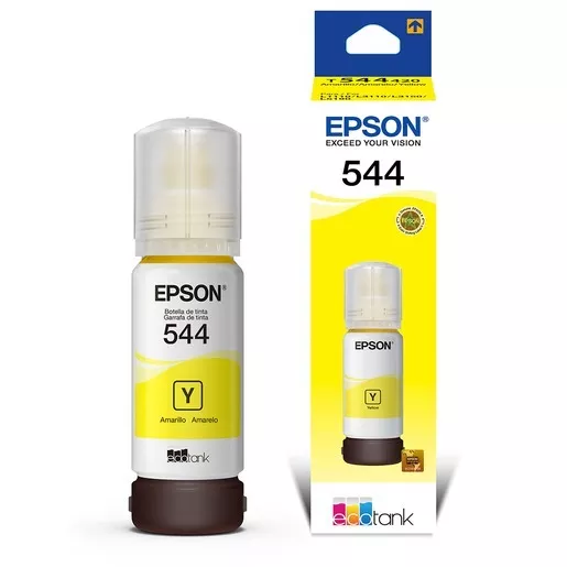 Tinta Epson original T544 Amarillo 65ml Ecotank L3110