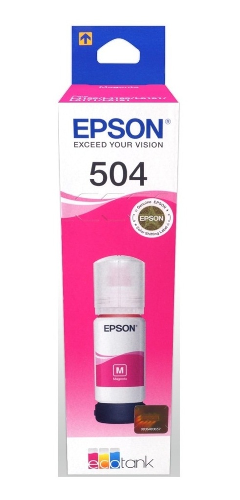 Tinta original Epson T504 Magenta para Epson L4150/6161 series