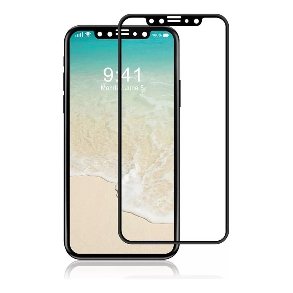 Vidrio Templado - 5D Iphone 12 Pro Max Negro 6,7"
