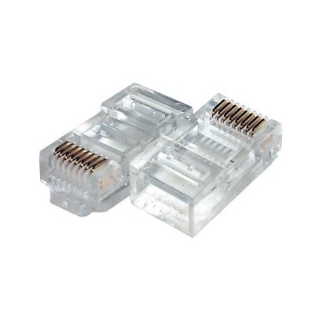 Ficha de Red RJ45 cat5 para cable UTP redes cctv B322