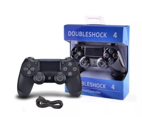 JOYSTICK PS4 DOBLE VIBRACION 6 EJES TOUCHPAD BATERIA BLUETOOTH 5.0 ALTERNATIVO