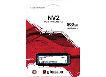 KINGSTON SNV2S - DISCO SOLIDO SSD 500GB M2 22X80MM PCIE 4.0 X4 NVME LECTURA 3500MBS ESCRITURA 2100MBS