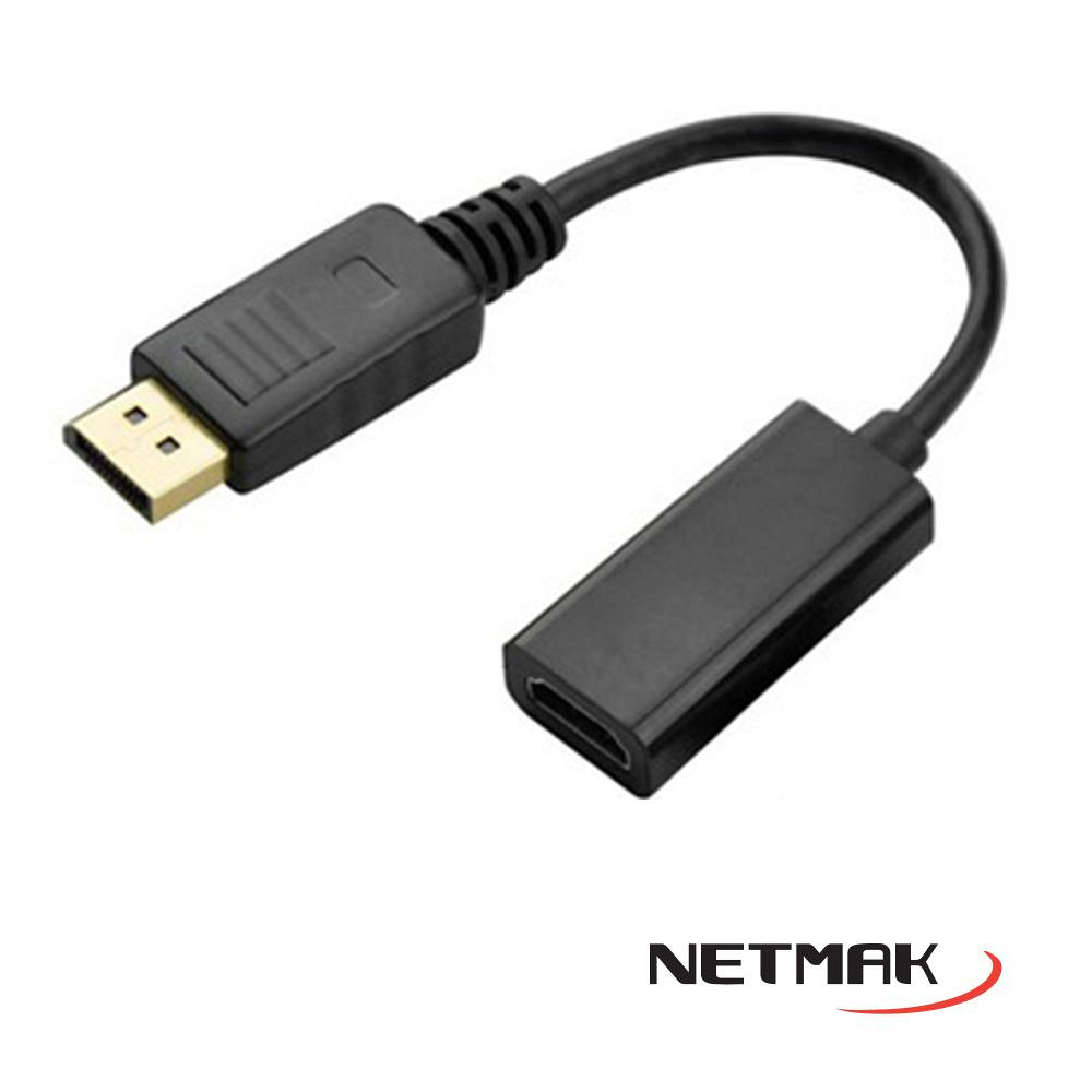 NETMAK NM-C102 CONVERSOR DISPLAY PORT A HDMI