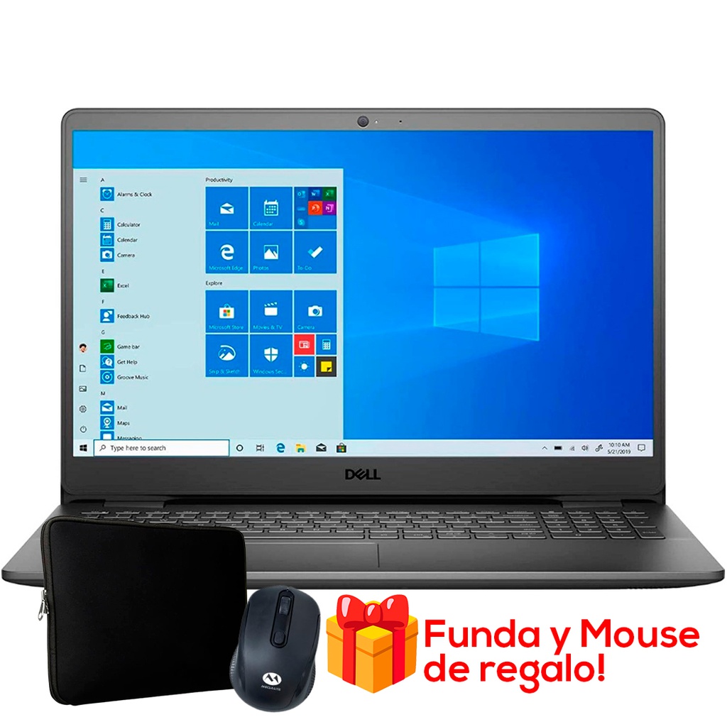 DELL INSPIRON 15 i3515-A706BLK-PUS - NOTEBOOK RYZEN 5 3450U RAM 8GB DISCO SSD 256GB 15.6&quot; WIN11 TECLADO ING.