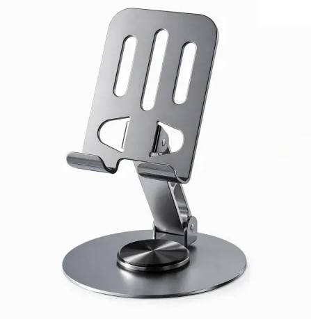 Soporte mesa celular m10 gris silver