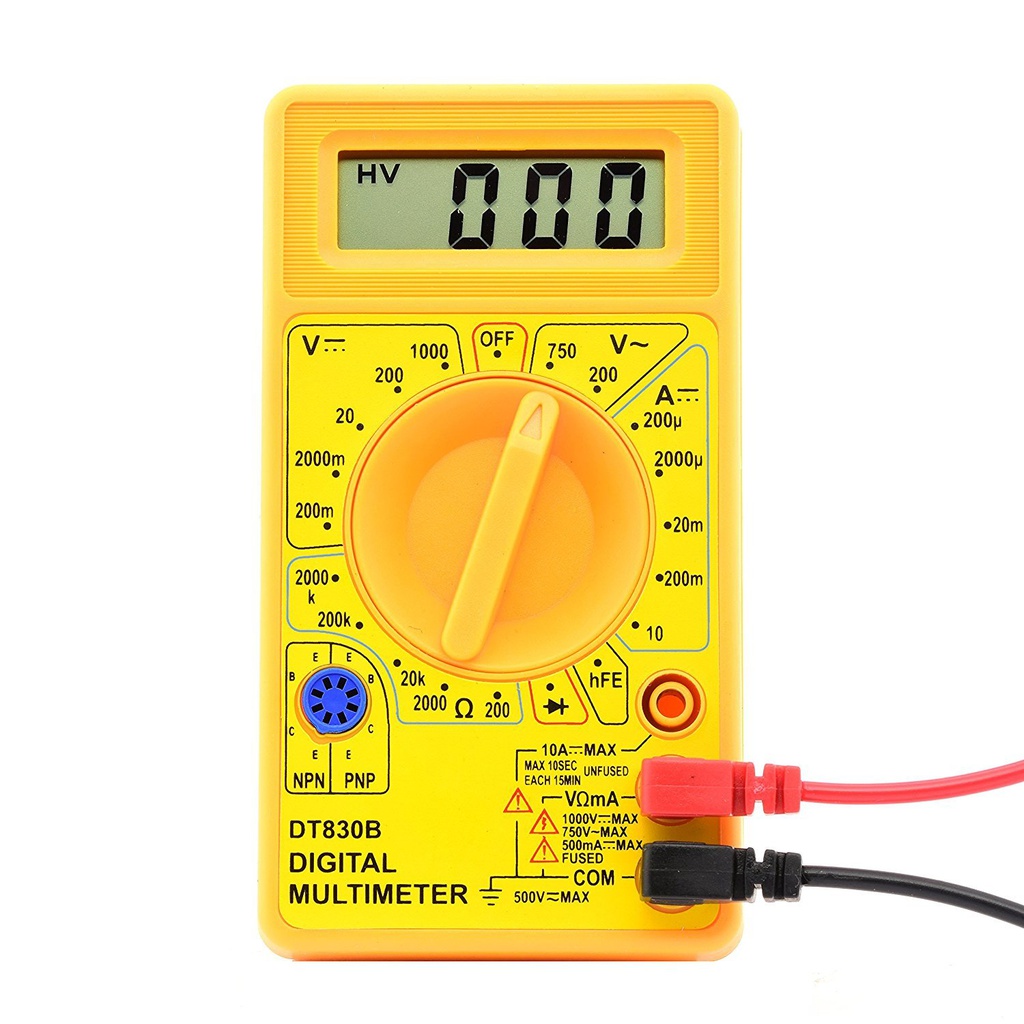 NETMAK NM-830 - TESTER DIGITAL CON BUZZER Y CABLES