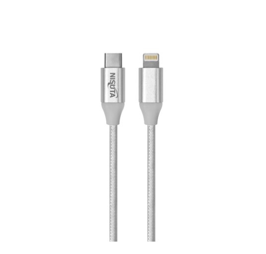 NISUTA NSCUSCIP5G - CABLE USB TIPO C 3.1 5G A IPHONE LIGHTNING 1MT 3.1A