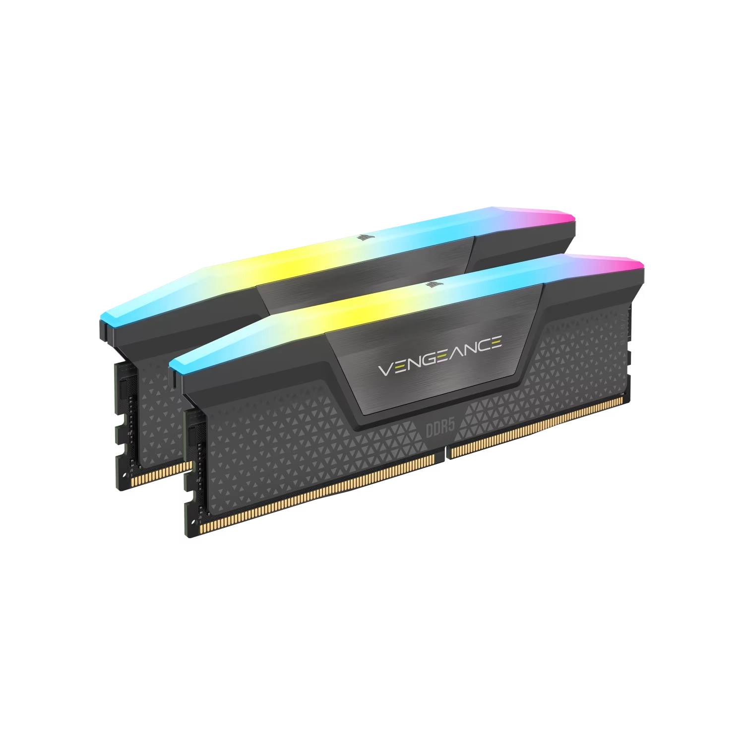 Memoria Ram Udimm Corsair Vengeance 32Gb Ddr5 6000Mhz Cl30 1.40V (2 X 16Gb) Negro Rgb