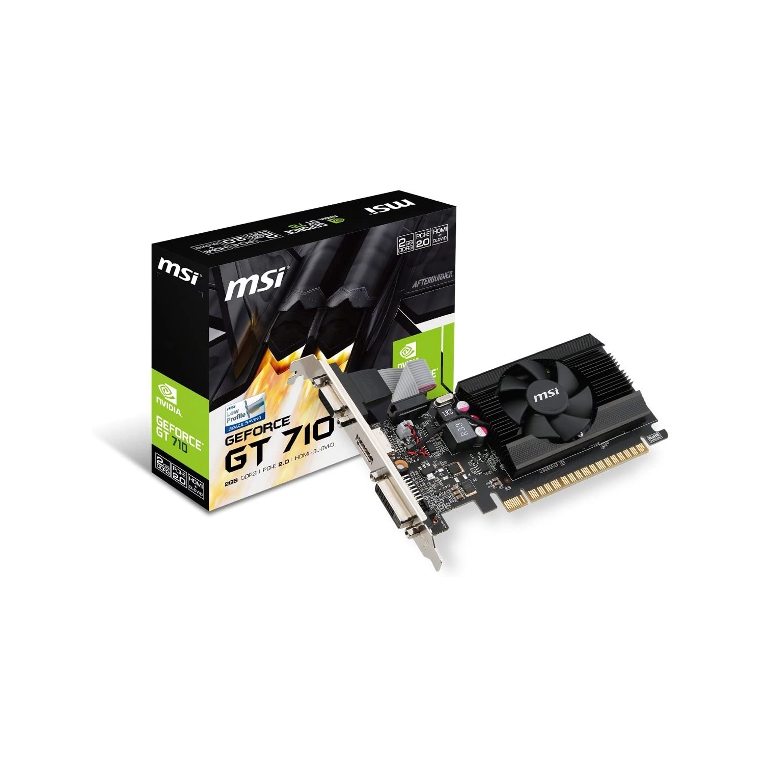 Vga Msi Geforce Gt 710 2G Lp Ddr3 (0427)