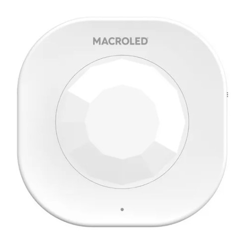 MACROLED SMSTB-360-5M-BL - ALARMA SENSOR DE MOVIMIENTO DE TECHO SMART WIFI ALCANCE 5MT 360° BATERIA RECARGABLE USB