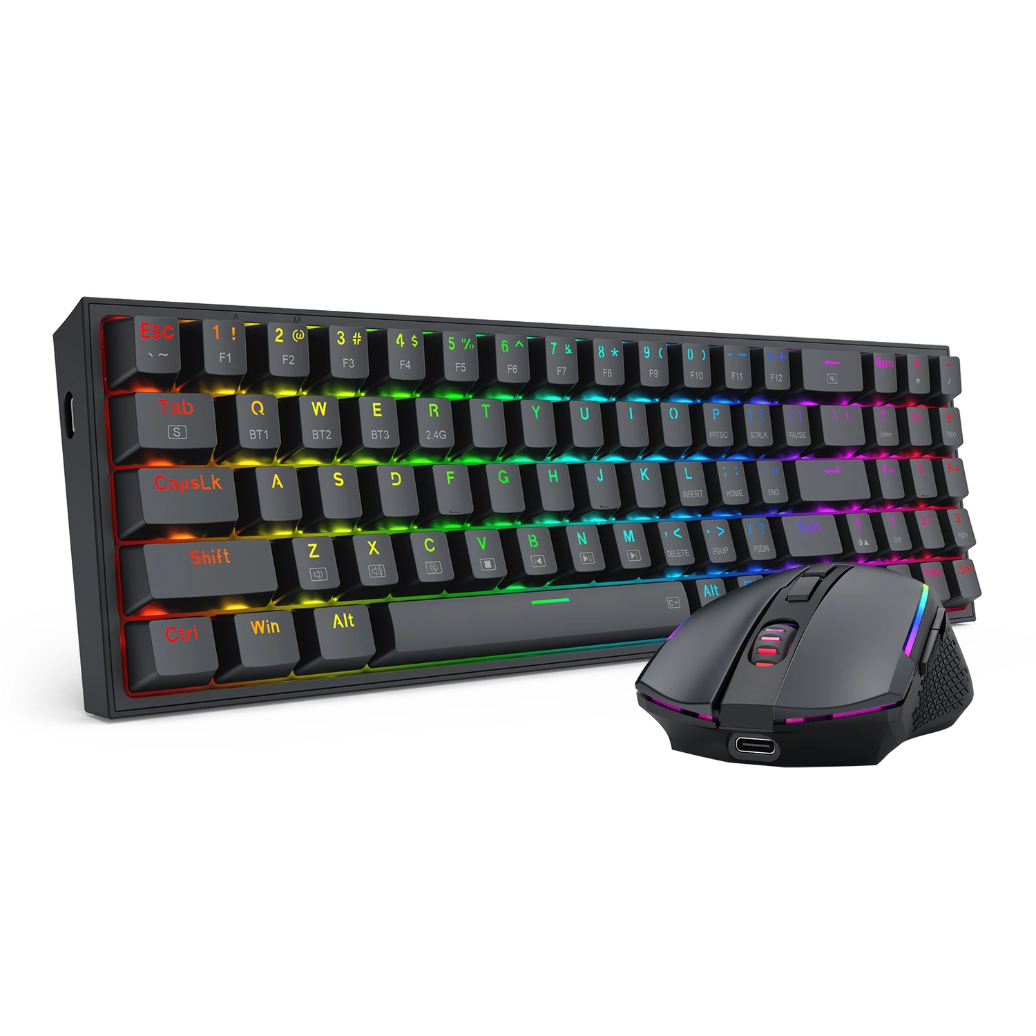 Combo Teclado Y Mouse Inalámbrico Redrago S136