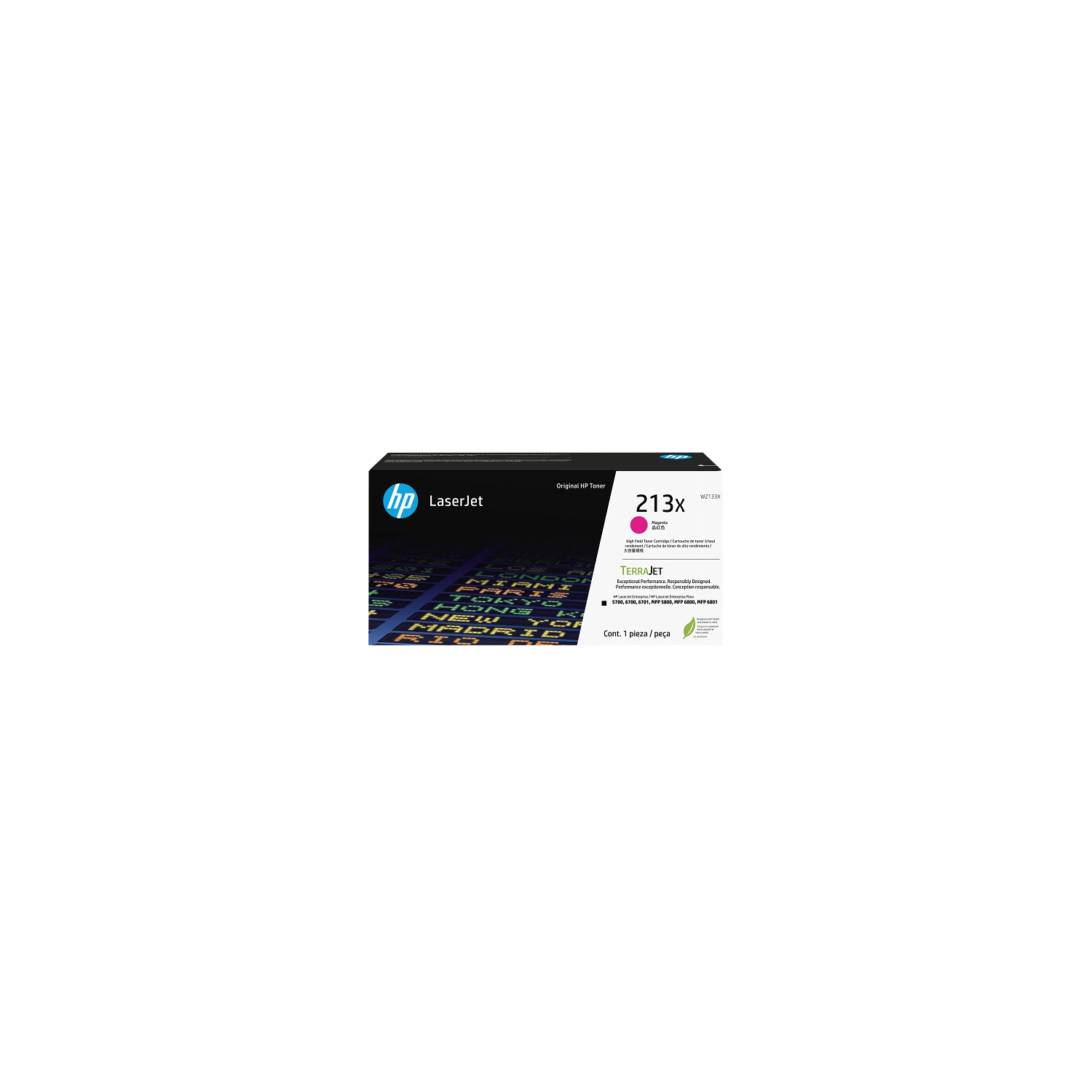 Toner Hp  213X Magenta Alto Rendimiento