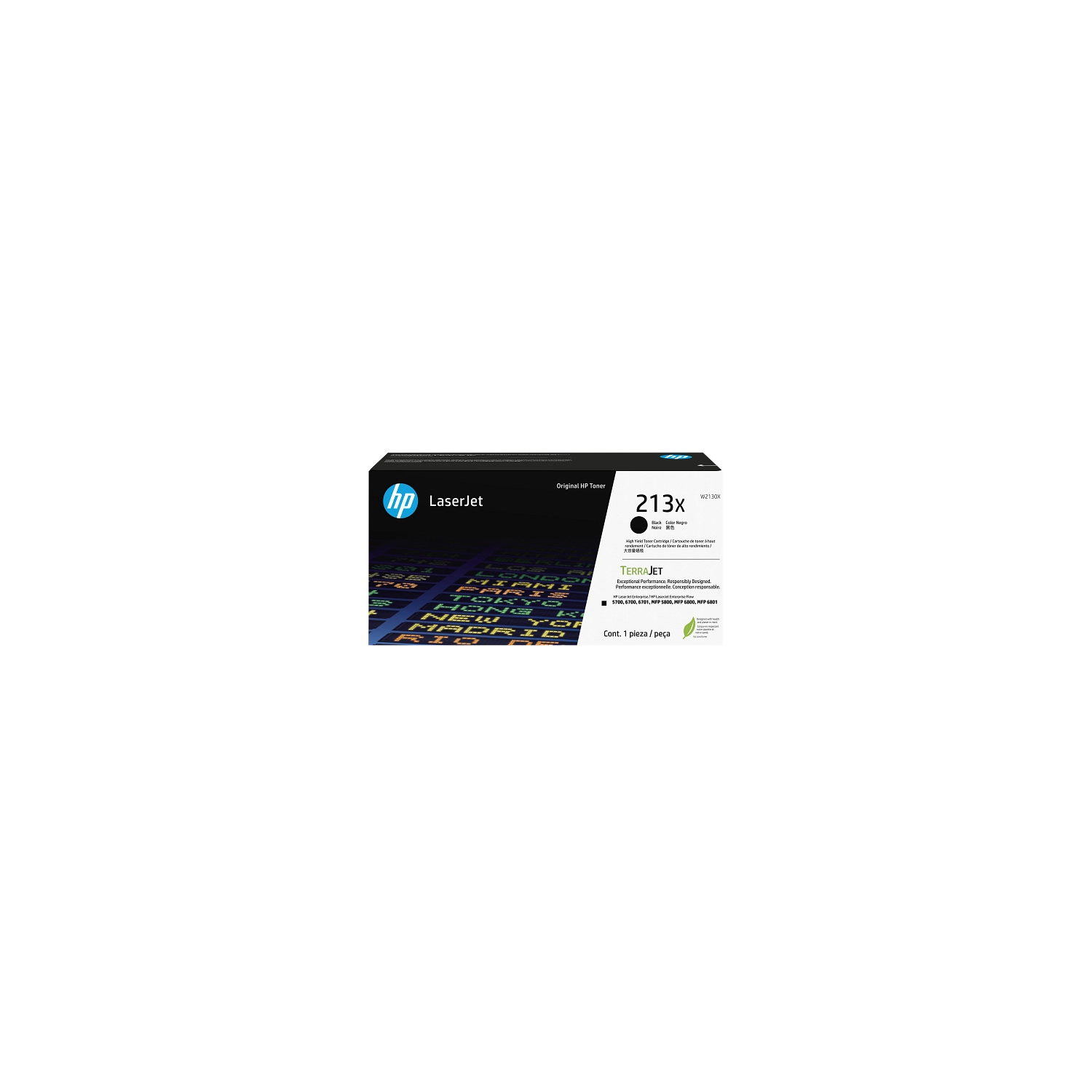 Toner HP  213X Negro Alto rendimiento