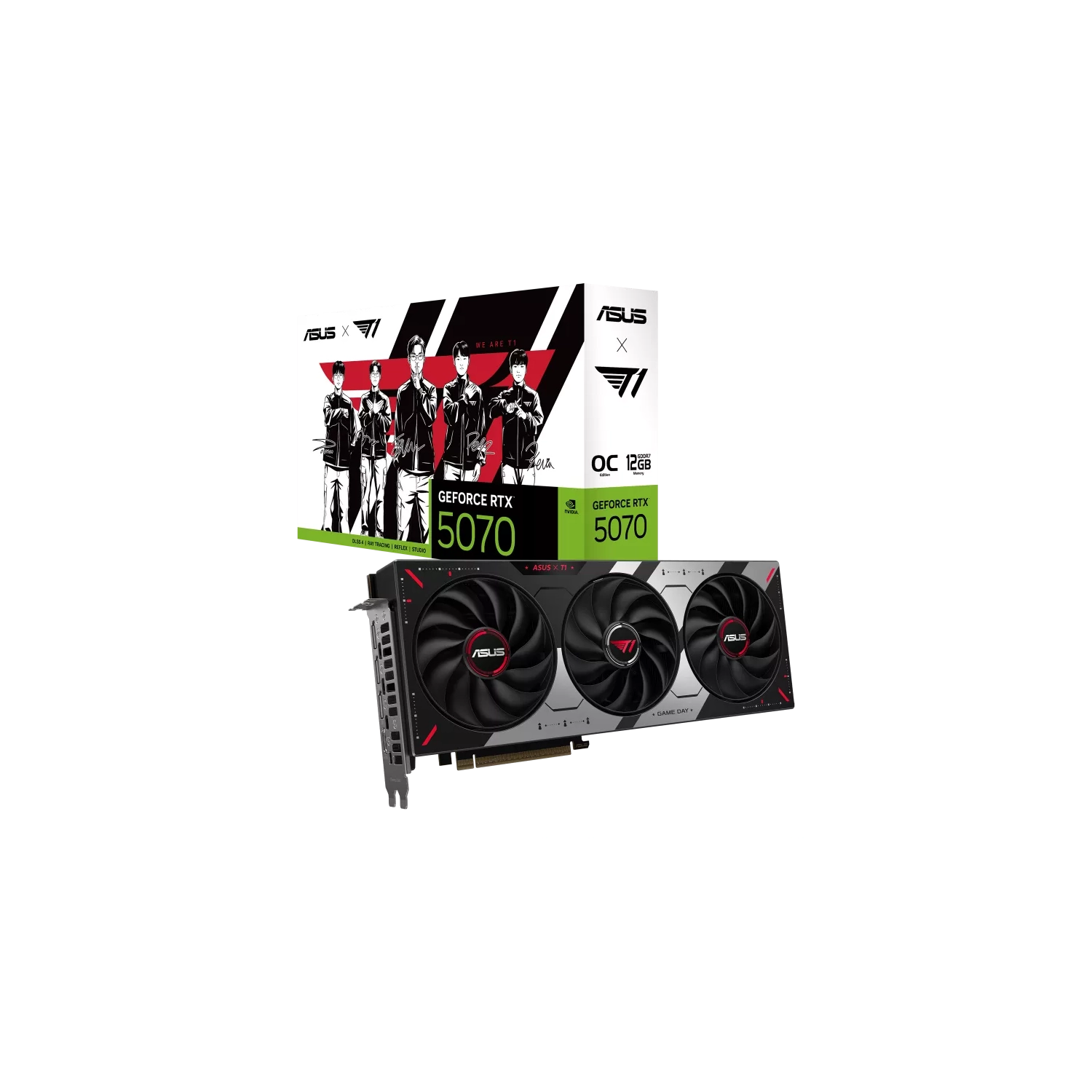 Placa De Video Asus Nvidia Geforce T1 Rtx5070 O12G