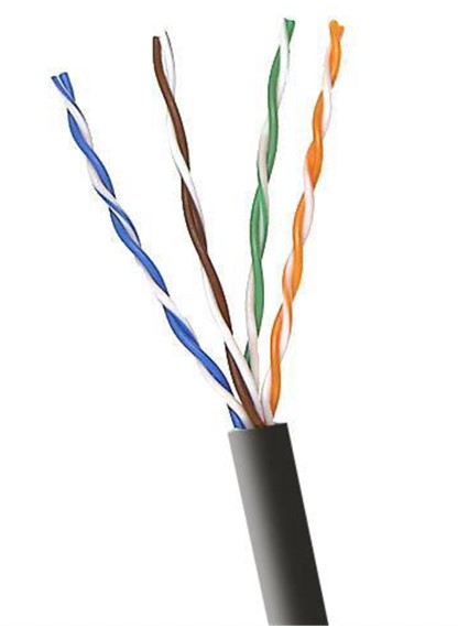 PRONEXT LAN5XE620 CABLE UTP X METRO EXTERIOR- 0.5 MM - CONEXIONES LINEALES HASTA 120 MTS