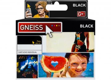 Cartucho Gneiss T197 T196 P/Epson Negro