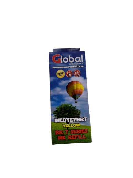 Global tinta Premium UNIVERSAL SISTEMA CONTINUO Serie T Yellow Amarillo 50 cm3 HP EPSON BROTHER ETC