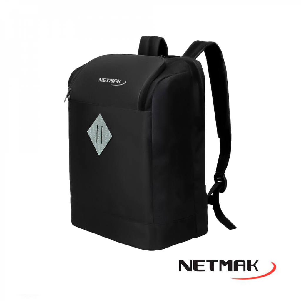 NETMAK MCH2 MOCHILA PORTA MATE MATERA PORTA NOTEBOOK 15,6'' NEGRO