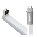 COMBO LISTON SIMPLE + 1 TUBO NANO LED (NO VIDRIO) 18W 120 BLANCO FRIO