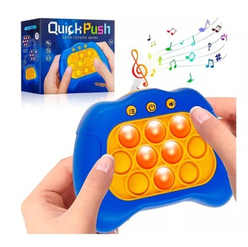 [7952] CONSOLA QUICK PUSH POP IT JUEGO AGILIDAD ANTI STRESS VARIOS COLORES A PILA 3*AAA(NO INCLUIDAS)