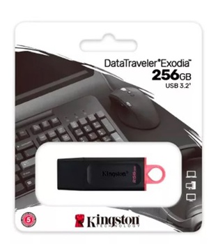 [8002] KINGSTON PENDRIVE 256GB DATA TRAVELER EXODIA DTXM USB 3.2