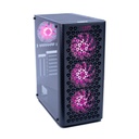 GABINETE MERX GAMER CK-200 + 4 COOLER ARGB BLACK COBRA KING