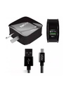 FOXBOX CARGADOR VOLT 3.1A REALES + CABLE PRISM USB/MICRO USB - NEGRO