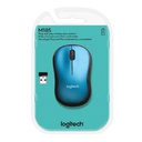 LOGITECH MOUSE M185 GREY AND BLUE INALAMBRICO USB WIRELESS