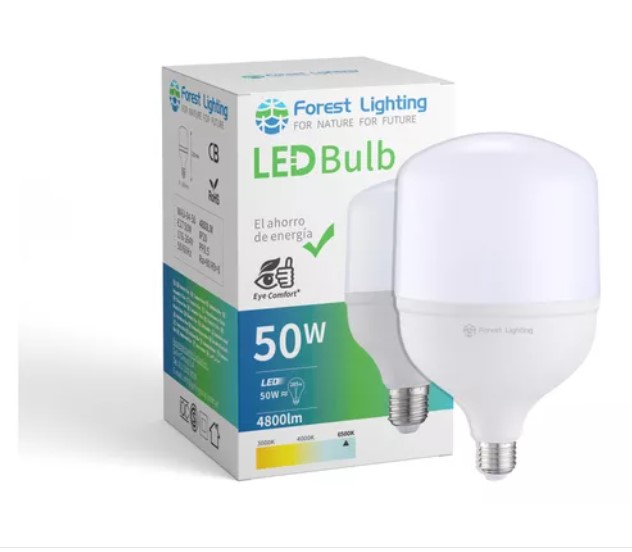 FOREST LIGHTING LAMPARA GALPONERA 50W LUZ FRIA 6500K