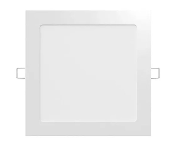 Baw Plafon Led 6W 220V Cuadrado Frío Embutir 6500K 