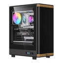 Formula V Gabinete Gamer Timberline T1 Black Atx + 4 Fans Frgb