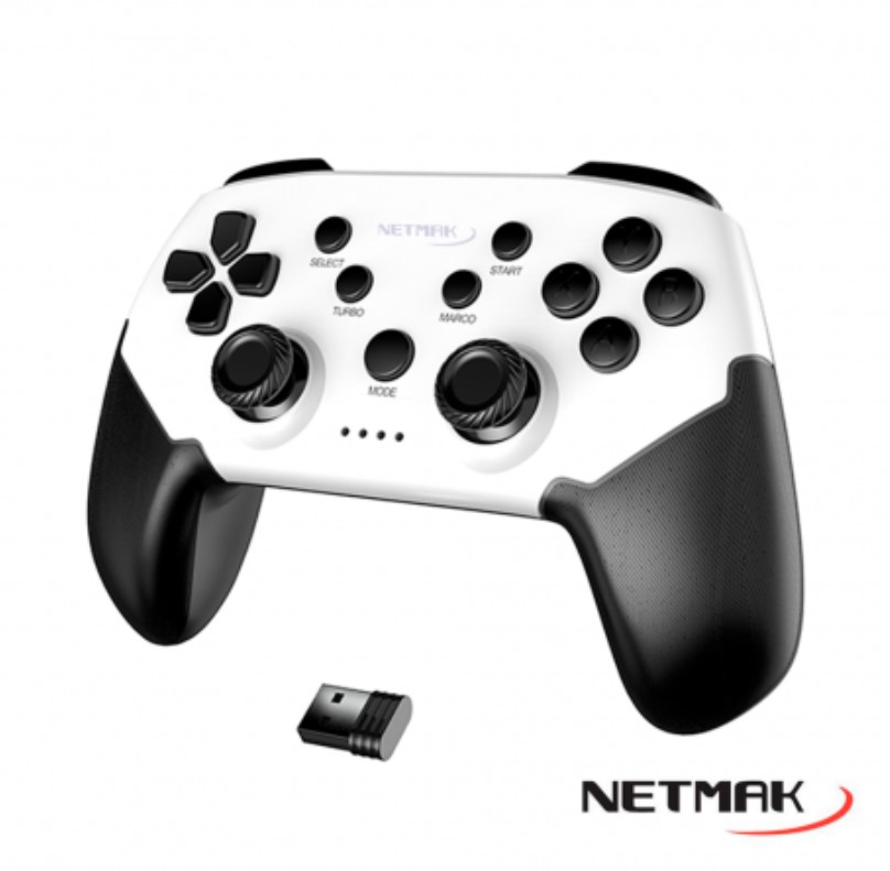 NETMAK NM-MAGNUM GAMEPAD JOYSTICK PC PS3 NINTENDO SWITCH 4 EN1 ANDROID WIRELESS INALAMBRICO