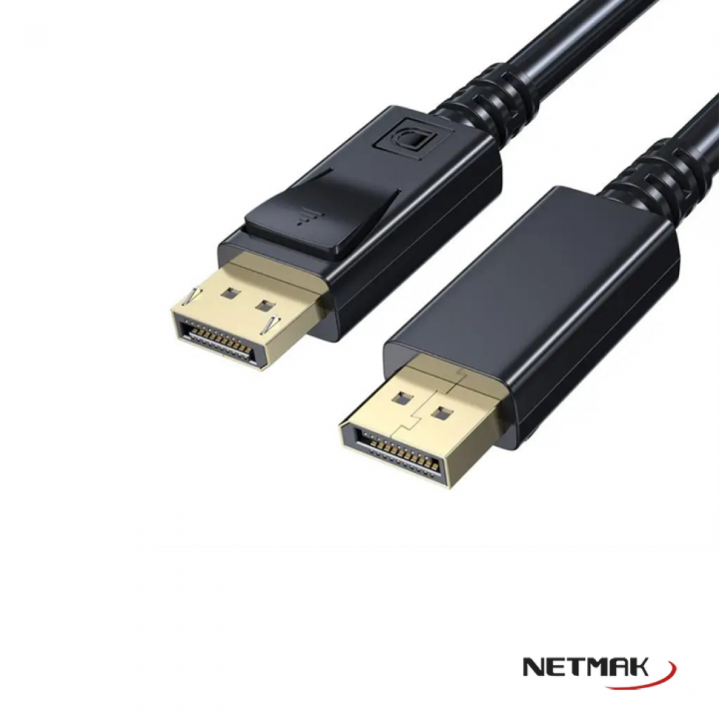 Netmak Cable Display 1,5Mt Port A Display Port Macho/Macho Nm-C58