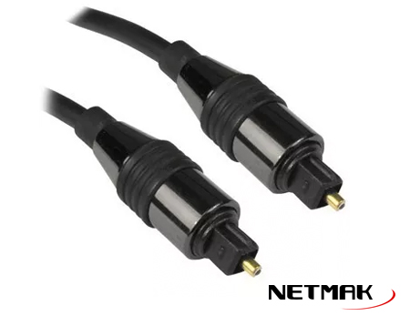 Netmak Nm-C101- Cable Optico Digital Toslink 2 Mts