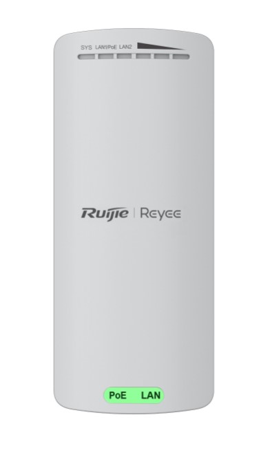 RUIJIE REYEE RG-EST100-E WIFI WIRELESS BRIDGE 2X2 MU-MIMO DISTANCIA 500 MTS IP55 DUAL STREAM