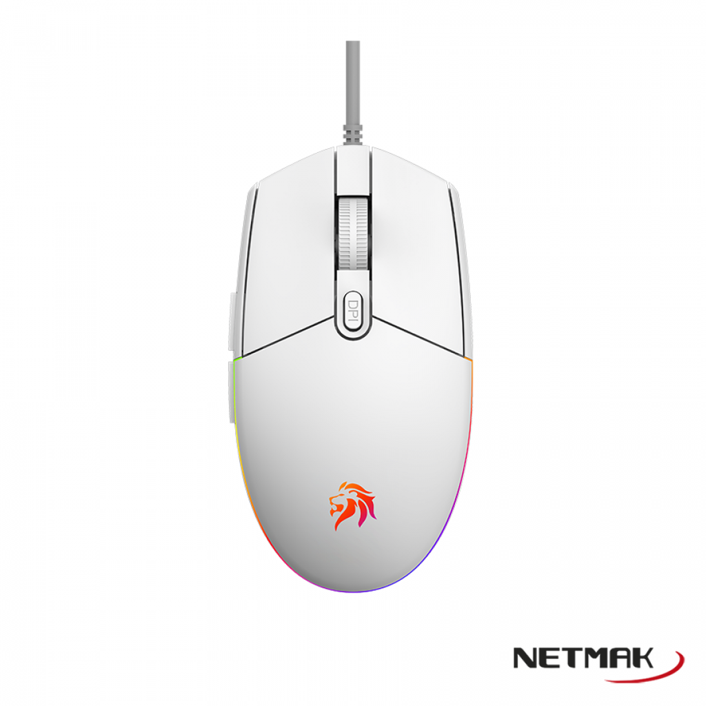 NETMAK NM-EXPERT-W MOUSE GAMER USB EXPERT BLANCO