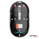 Netmak Nm-M670 Mouse Transparente 2.4Ghz Bluetooth 5.0 Negro