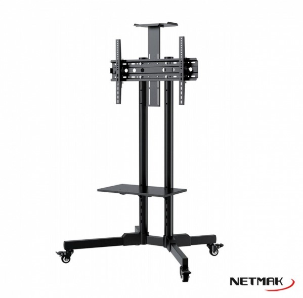Netmak Nm-St37 Soporte Tv Led 32" - 75" Pie Con Ruedas