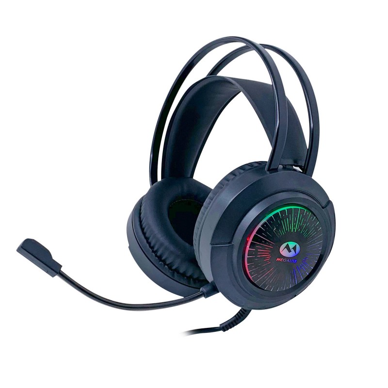 MEGALITE CAP975 AURICULAR GAMING 50MM CABLE 3.5MM + USB