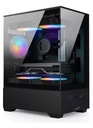 SENTEY GABINETE GAMER H11 BLACK VIDRIO TEMPLADO 5 COOLER FRGB 